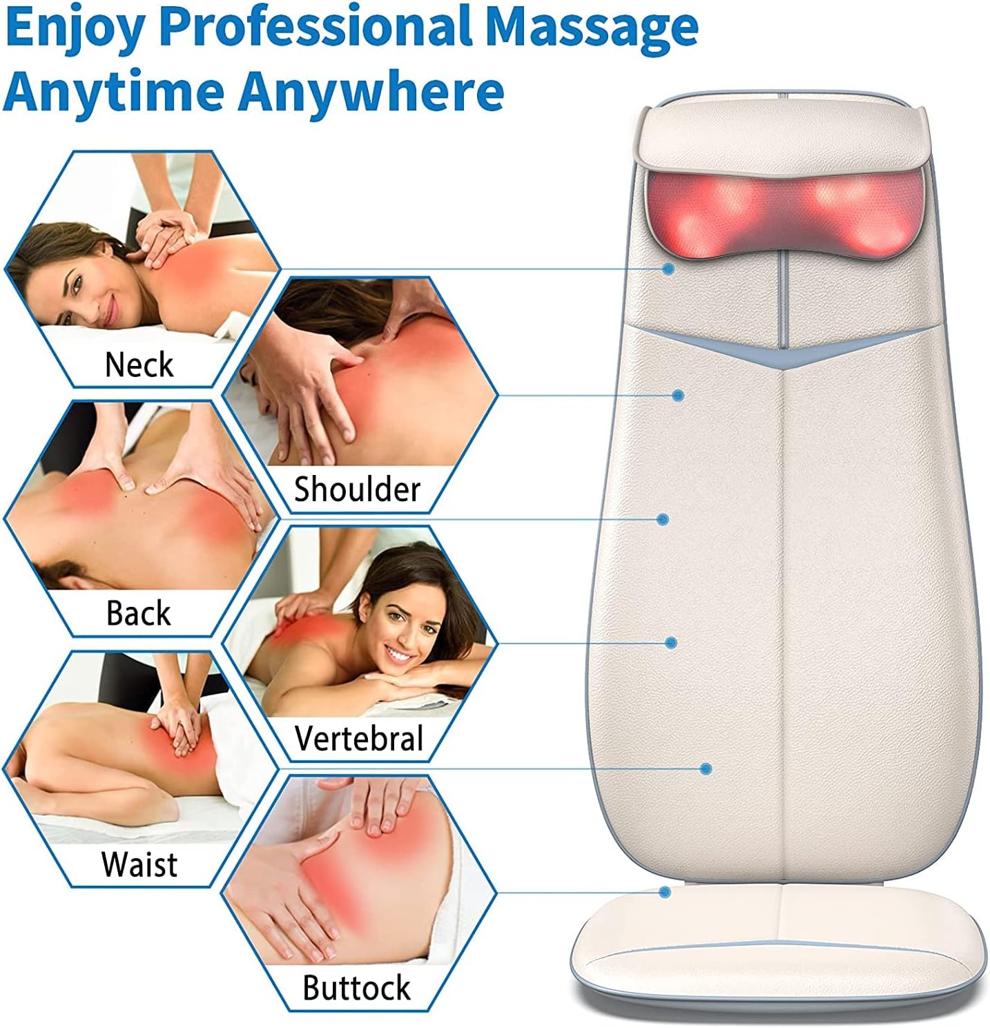 <tc>Silla de Masaje Shiatsu para Cuello y Espalda</tc>
