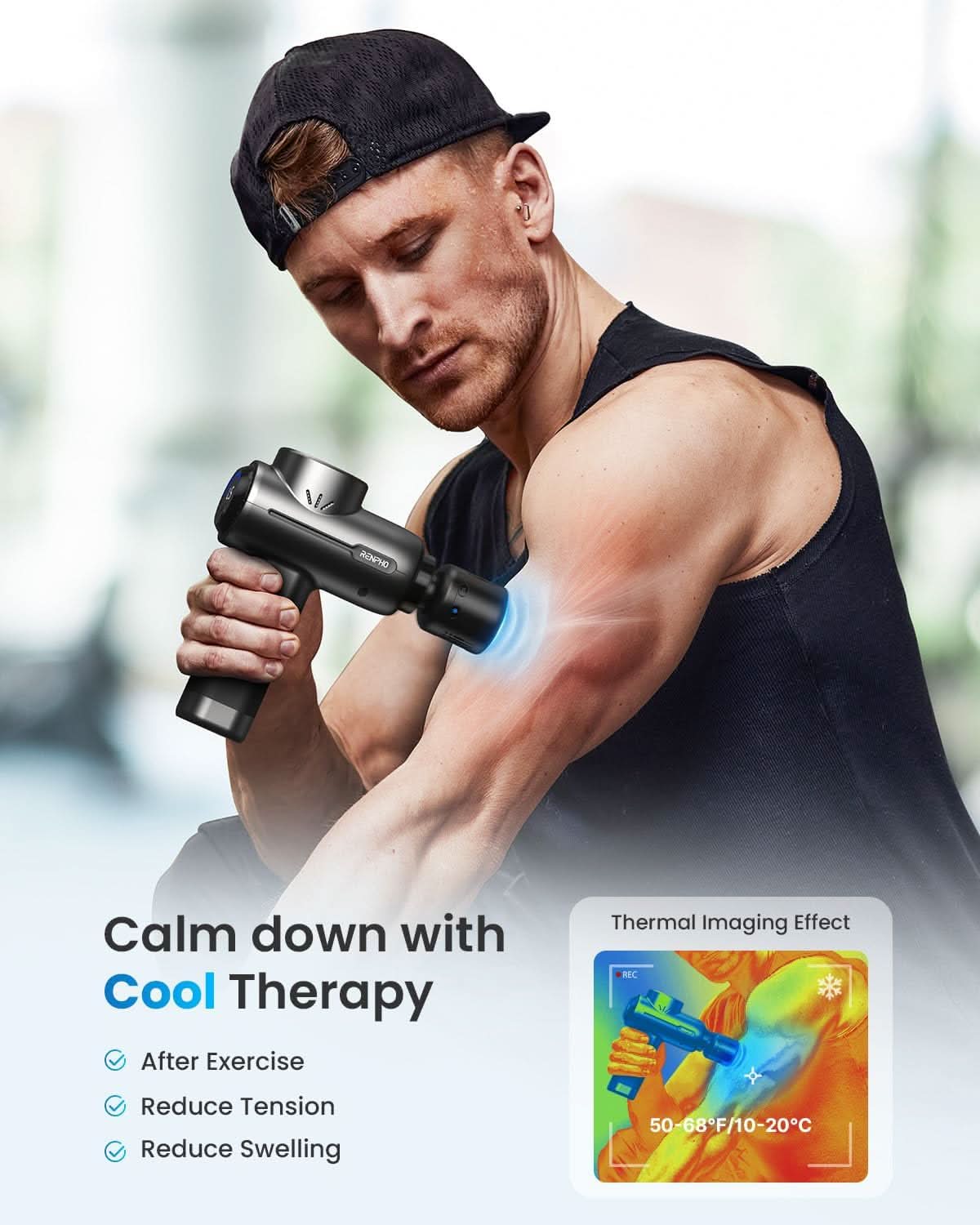 RENPHO Active+ Thermalcool Massagepistole