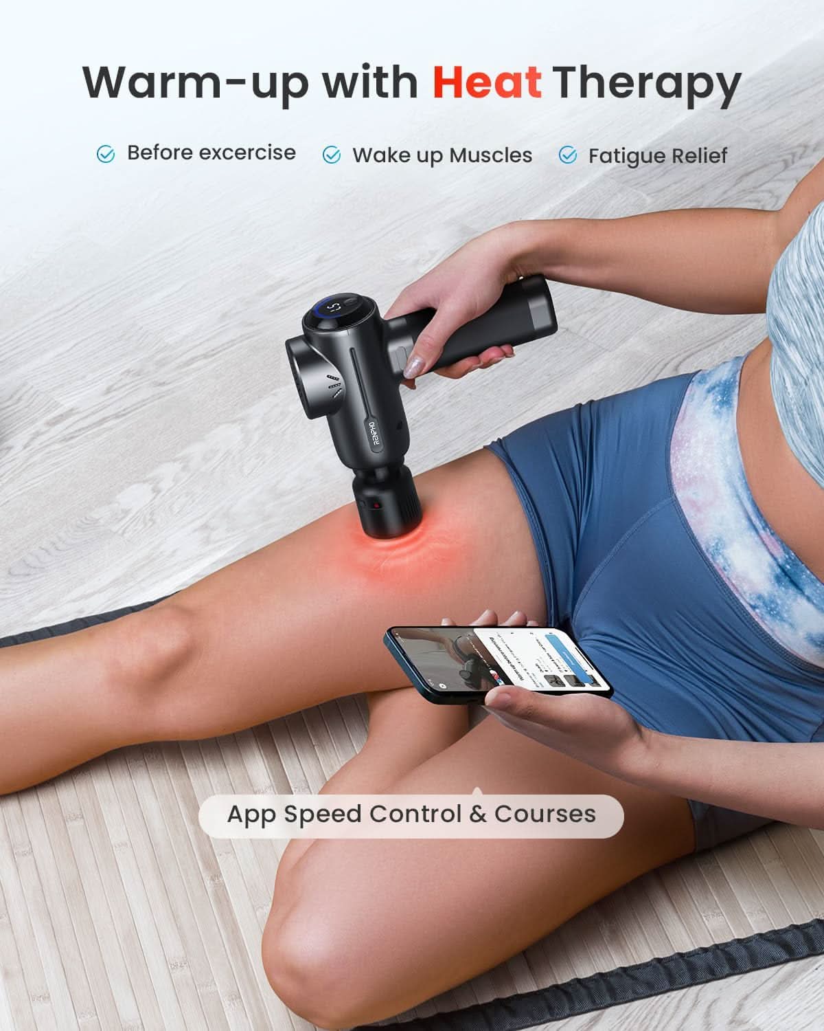 RENPHO Active+ Thermalcool Massagepistole