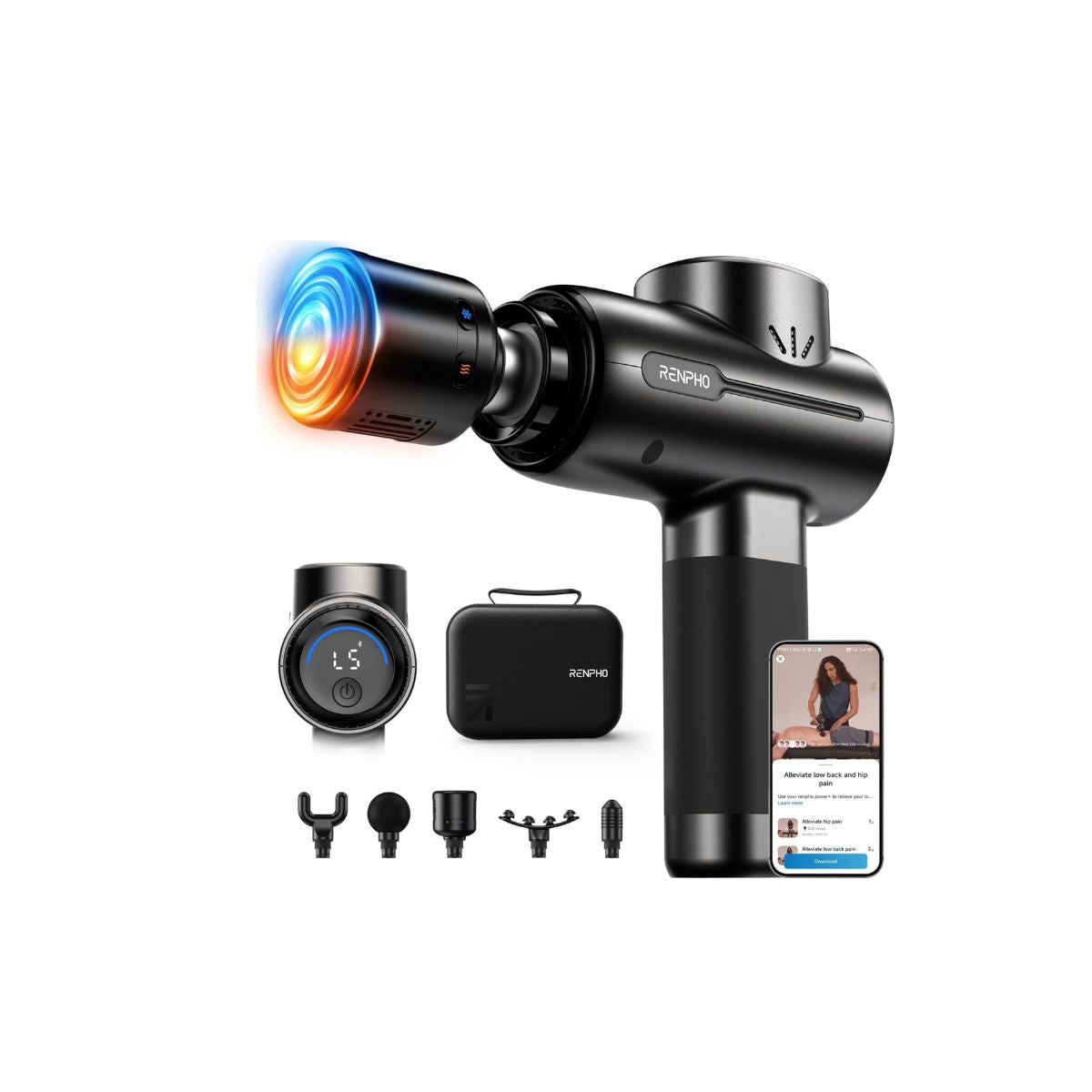 RENPHO Active+ Thermalcool Massagepistole