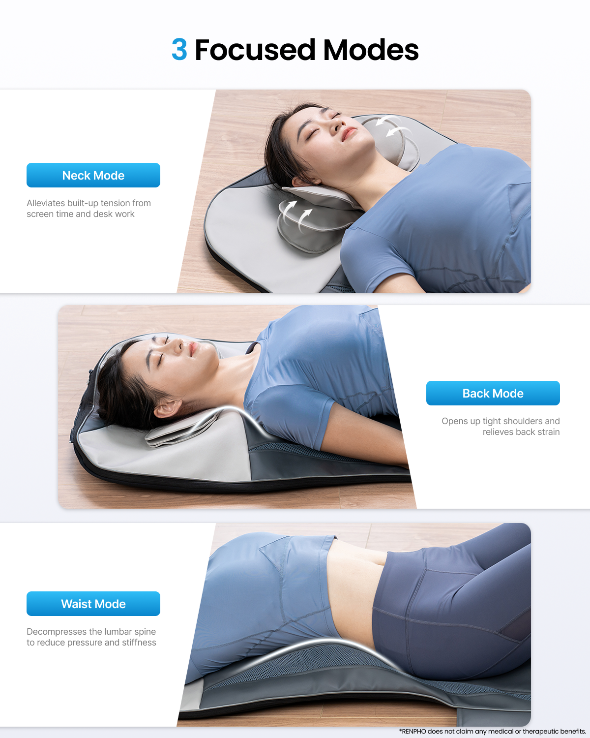 Almohadilla de masaje de cuerpo completo
