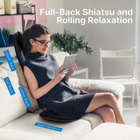 S-Shaped Shiatsu Back Massage Seat Cushion