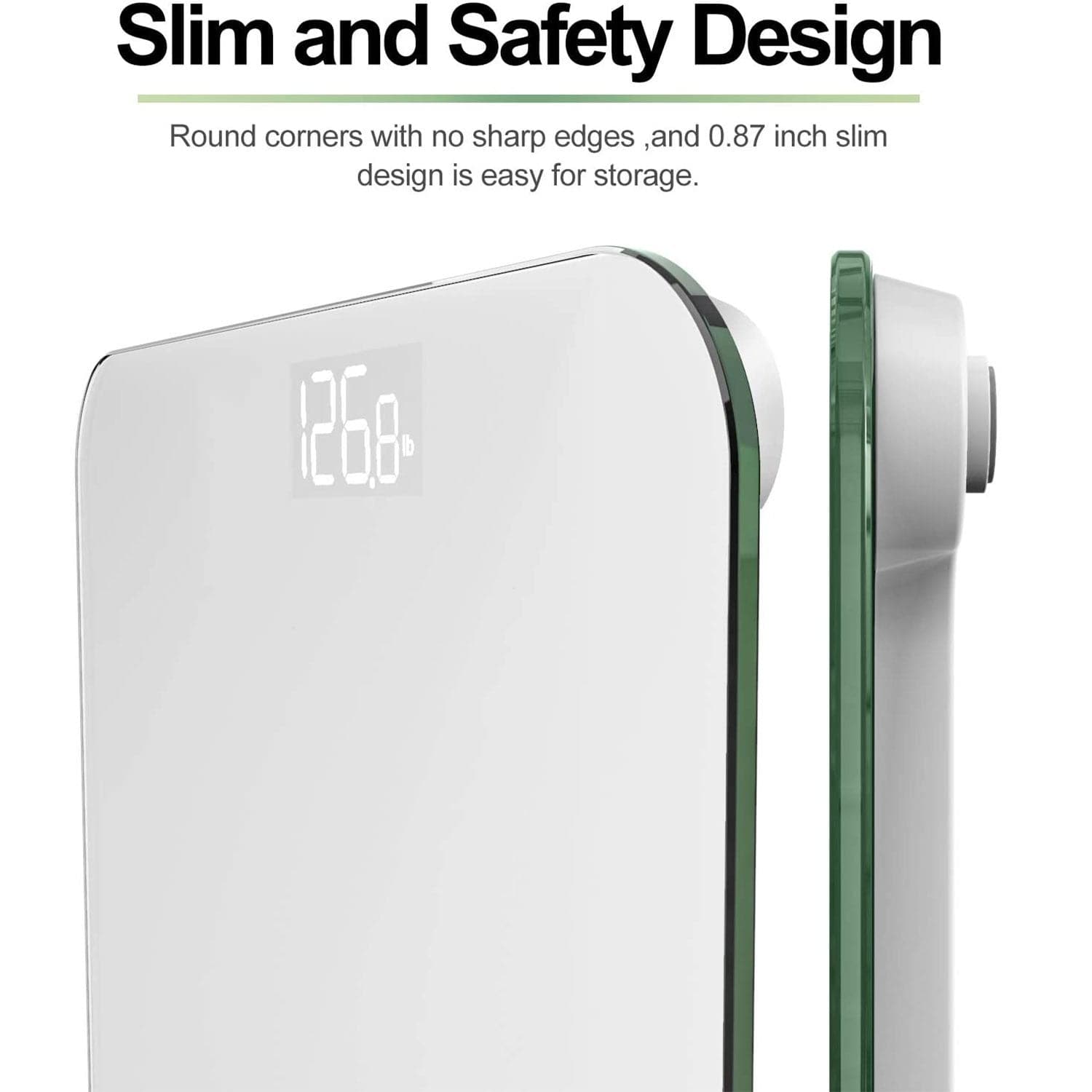 Body weight scale bathroom round corner platform digital