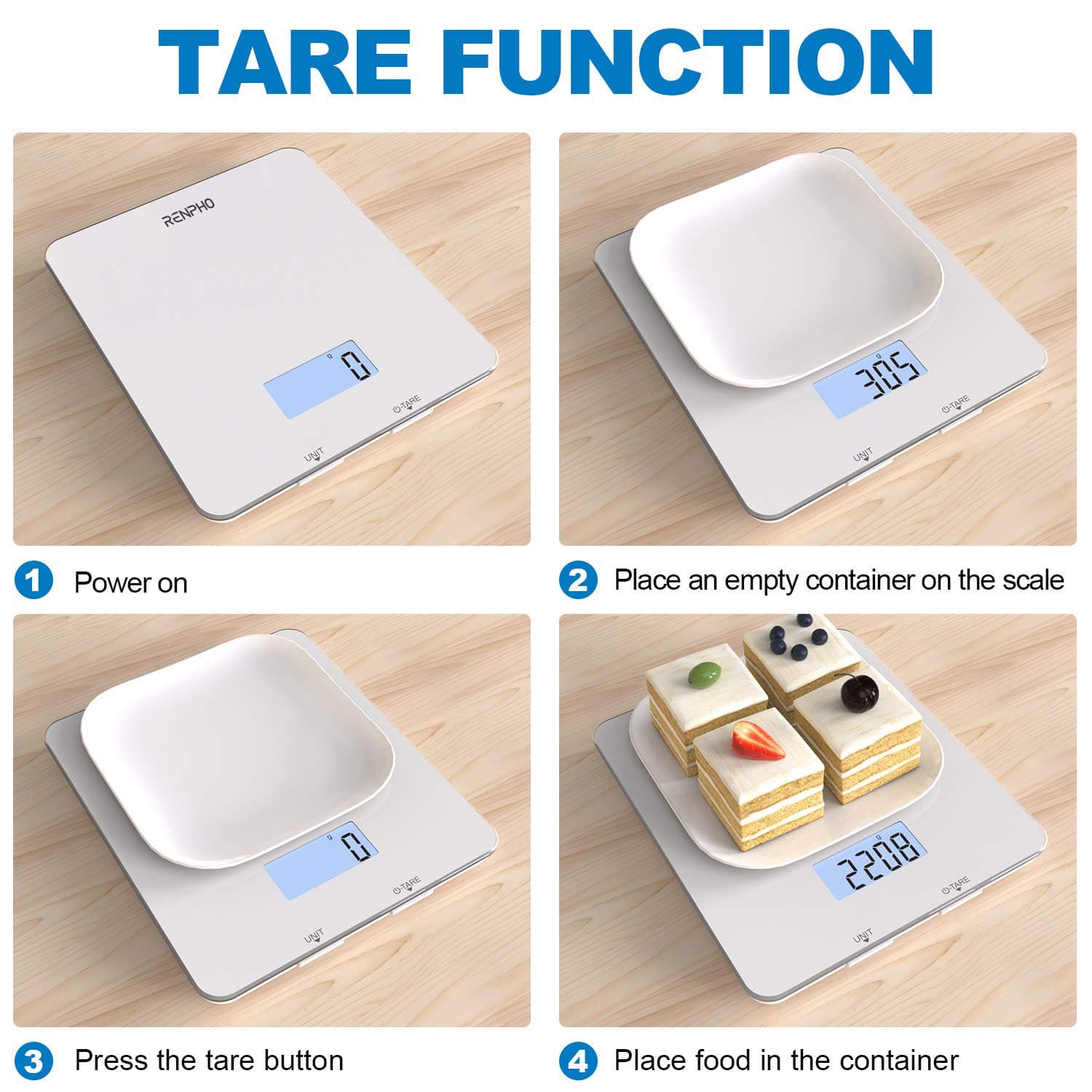 Calibra 1 Smart Nutrition Scale Scale Renpho