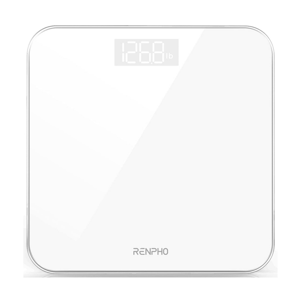 RENPHO Highly Accurate Digital Body Weight Scale, 400 lb, Wooden 