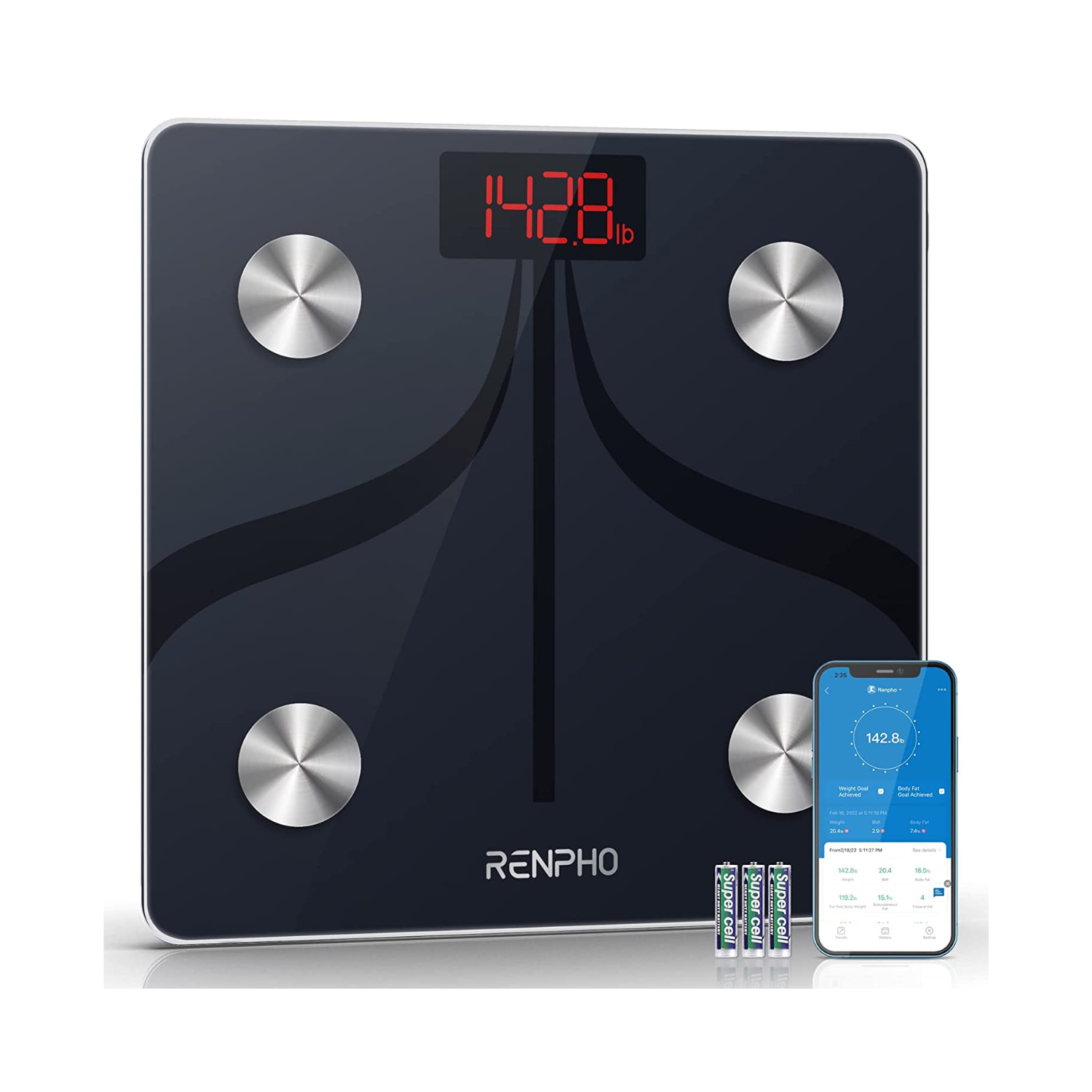 Elis 1 Smart Body Fat Scales Renpho EU(A)